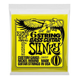 Ernie Ball Slinky Juego De Contrabajo De 6 Cuerdas Con Punta