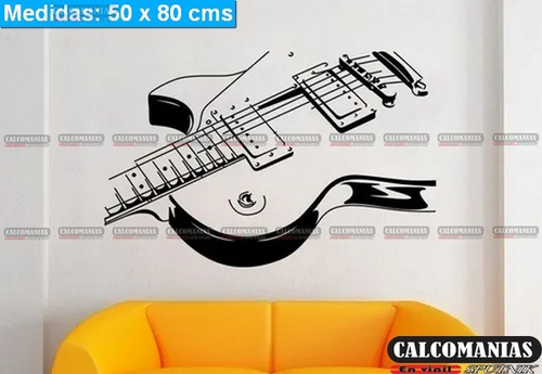 Vinilo Decorativo Home Guitarra  