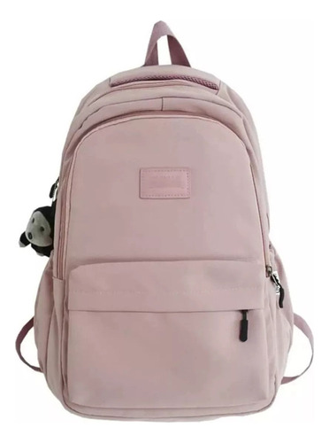 Mochilas Gran Capacidad Estudiantes Con Colgante Mono