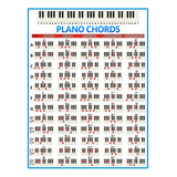 Gráfico De Acordes De Piano, Música Chave, Gráfico, Pôster D