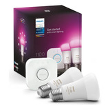 Philips Hue Kit Color X2 Lámparas Led + Bridge - Inteligente