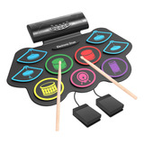 Momkhx Juego De Bateria Electronica, Bateria Electrica Para