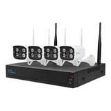 Kit 4 Camaras 1080p Wifi Nvr Ngteco