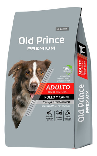 Alimento Old Prince Premium Para Perro Adulto Todos Los Tamaños Sabor Pollo Y Carne En Bolsa De 20 kg