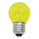 Kit 5 Lâmpadas Incandescente Decorativa 15w 127v Amarelo