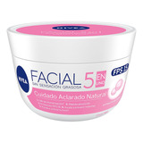 Crema Nivea Cuidado Facial Aclarado Nat Frasco X 100 Ml