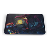 Tapete Metroid Samus Aran Vs Monstruo Baño Lavable 50x80cm