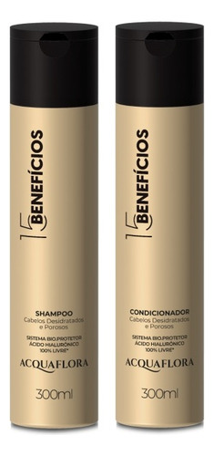 Acquaflora Kit Shampoo & Condicionador 15 Benefícios