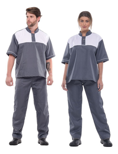 Conjunto Uniforme Unissex Para Limpeza Promoção Imperdível