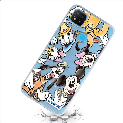 Funda Para Xiaomi Disney Clásicos Personalizada Con Nombre