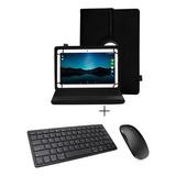 Capa + Teclado E Mouse Bluetooth P/ Tablet Positivo Oreo Go