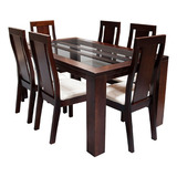 Juego De Comedor Magasa Milan Rectangular 6 Sillas