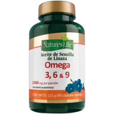 Omega 3, 6 Y 9 Natures Life Aceite De Semilla Linaza 90 Cap