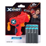 Pistola Lanza Dardos X-shot Micro Excel Roja