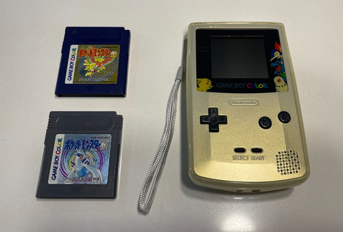 Game Boy Color Edición Pokemon Center Gold & Silver Y Juegos