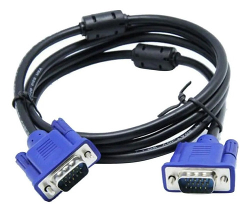 Cable De Monitor Vga 3 Metros Doble Filtro De Ferrite Ofert#