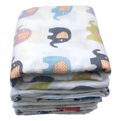 Mantas Muselina Catwald Algodón Bebé Multipropósito Multicolor 3 Unidades | Envío gratis
