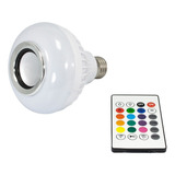 Foco Wanergy Led 12w Con Bocina Rgb Control Remoto 07274