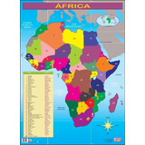 Poster Didáctico Plastificado África Teachplay