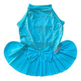 Roupas Cães Lolô- Cachorro- Fêmea- Arco Iris- Azul - Pet