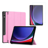 Case Protetora Dobrável Para Galaxy Tab S9+ 12.4 + Vidro