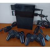 Playstation 2 Slim Com 2 Controles Sony. Oportunidade  