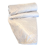 Cobertor Manta Flannel Embossed King Queen Luxo 2,20x2,40 Cor Gelo