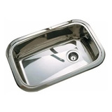 Pileta Cocina Simple E 60 Johnson Acero Para Triturador