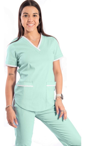 Ambo Médico Spandex De Mujer Ajustable Combinado - Presente!