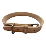 Collar Liso Perro, Piel Sillero, 55.88 Cm Largo, 2.5cm Ancho