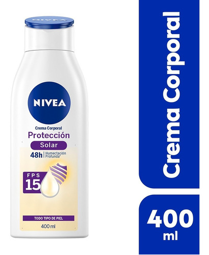 Nivea Corporal Humectante Protección Solar Fps15 400ml