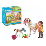 Playmobil  Country Caballo Con Potro Cantidad De Piezas 11