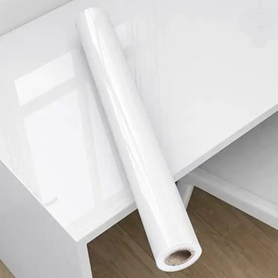 Papel Pintado Blanco Brillante Que Se Pela Y Pega, Shiny ...