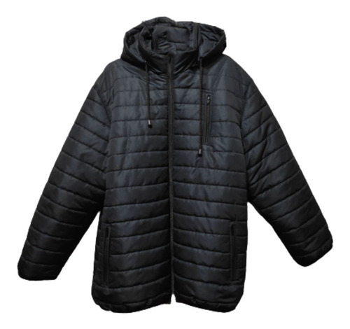 Campera Canelon Con Capucha Desmontable Azul Oscuro- Talle 6