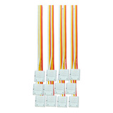 5 Pzs Conectores De Presion Clip A Cable 3 Pines Led Pixel