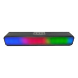 Caixinha De Som Bluetooth Led Soundbar Longa