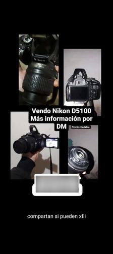 Cámara Nikon D5100 Usada 