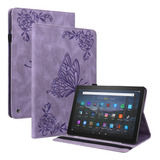 Funda Morada For Amazon Kindle Fire Hd 10/10 Plus