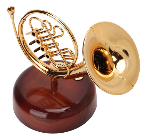Ornamento De Trompa Francesa, Design Clássico Em Miniatura P