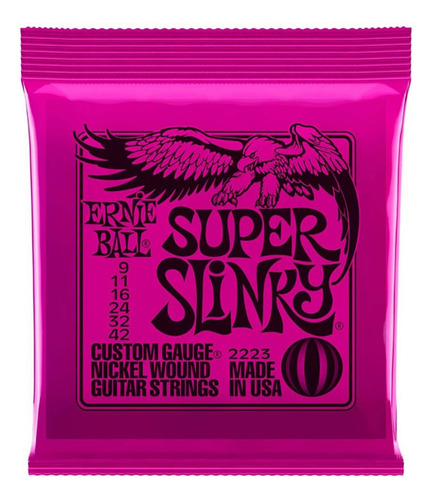 Encordad Ernie Ball 09 42 Para Guitarra Eléctrica