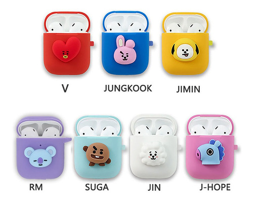 2pcs/jungkook Wi66 Bts Bt21 Bangtan Meninos Kpop Personagem