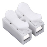 10 Piezas Conector Rapido Cableado 22-14 Awg 2 Vías