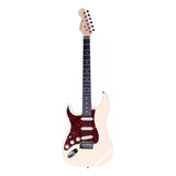 Guitarra Eletrica Michael Strato Canhota Gm217n Lh Standard