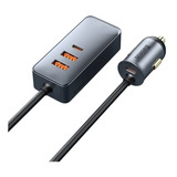 Cargador De Coche Baseus Pps Multipuerto De 120 W Con Cable