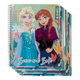 Pack 10 Cuadernos Universitarios Rhein Frozen Glitter