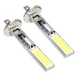 2 Luces Antiniebla H1 Cob Led Blanco Brillante Drl