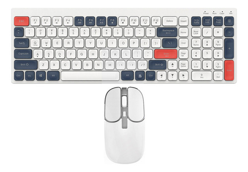 Teclado Mecânico À Prova D'água Bluetooth  Mouse  Sem Fio