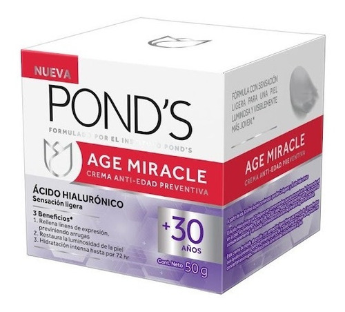 Crema Preventiva Age Miracle - g a $1098