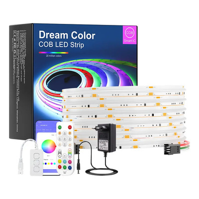 Kit Tira Led Wifi 5m Rgb+3000k Control App (incluye Fuente) | Envío gratis
