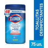 Toallitas Desinfectantes Clorox Expert Canister 75 Un